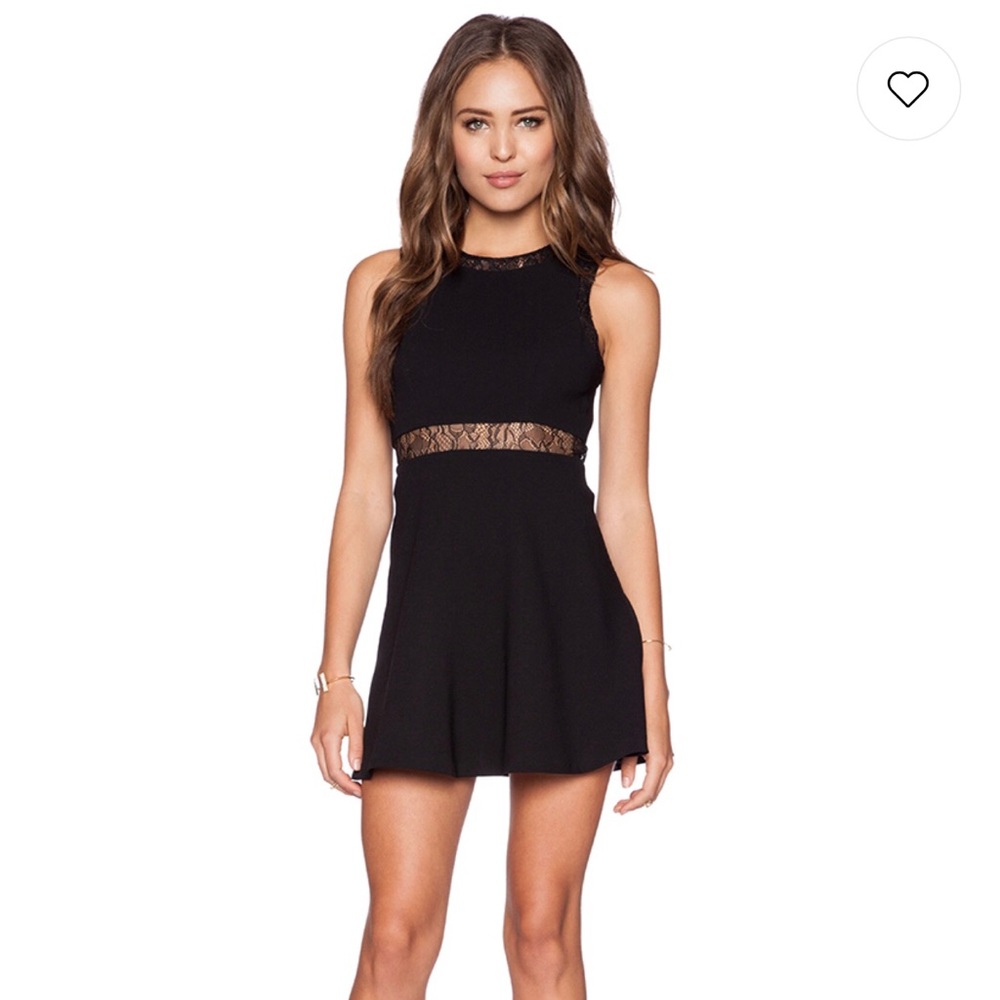 BCBG Lace Insert Dress